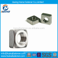 In Stock High Quality Stainless Steel A2-70 Square Nuts with DIN557